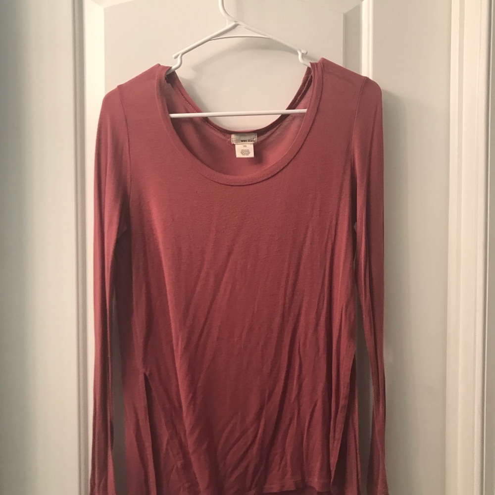 Pink Wet Seal long sleeve tee